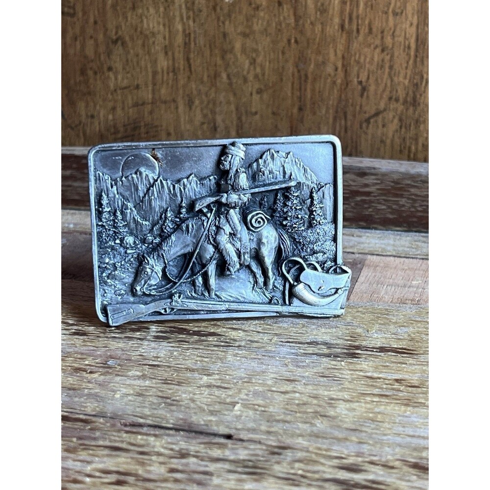 Vintage 1982 Siskiyou "Mountain Man" belt buckle